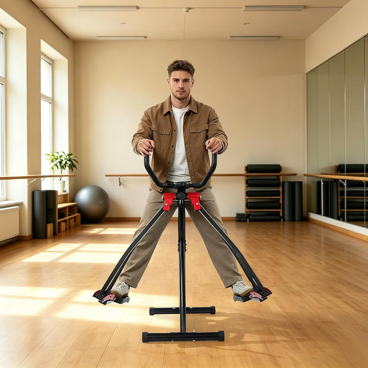 Klappbar Walker Trainingsgerät LCD-Display mit Trainingsdaten für Zuhause