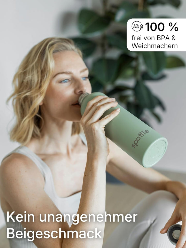 spottle Edelstahl Trinkflasche 1,5Liter – Thermosflasche aus Metall, doppelwandig, vakuumisoliert, K