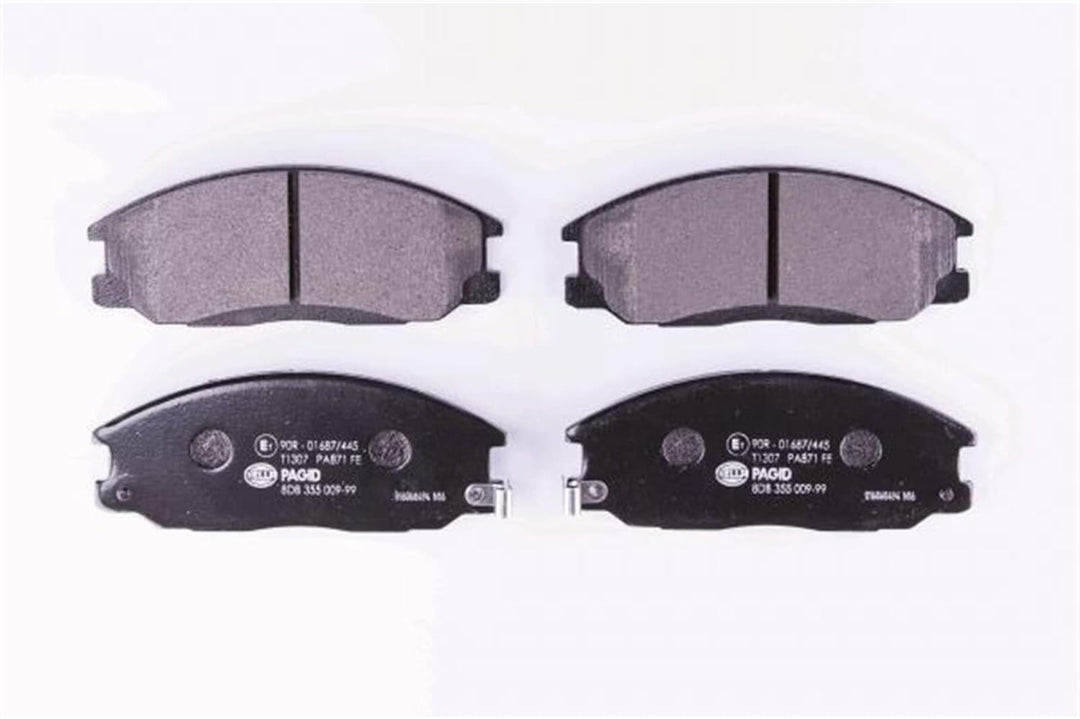 HELLA PAGID 8DB 355 009-991 Bremsbelagsatz - T1307 - Dicke/Stärke: 17mm - Bremssystem: Mando - mit a
