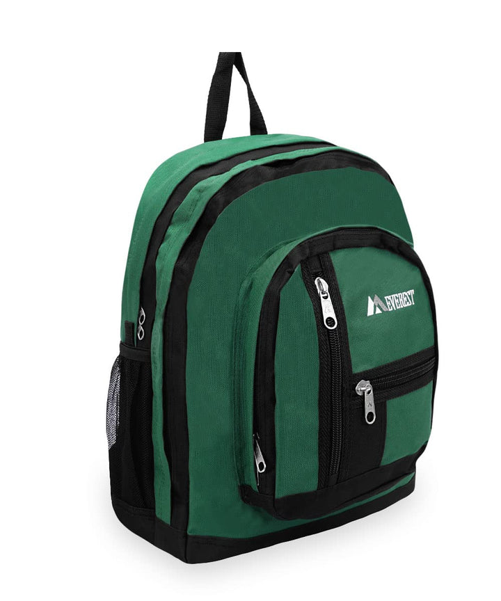 Everest Double Hauptfach Rucksack, dunkelgrün (grün) - 5045-DGRN/BK Einheitsgrösse Dunkelgrün, Einhe