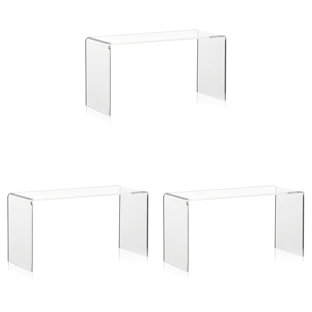 Warenträger als Dekobrücke/Schuhständer aus original PLEXIGLAS® (20x7x10cm) Präsentationsdisplay/Ver