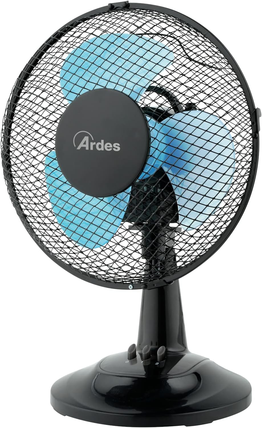 ARDES - AR5EA23B Leiser Tischventilator 3 FLÜGEL NEW EASY 23 - Ardes Ventilator ganz in Schwarz Oszi