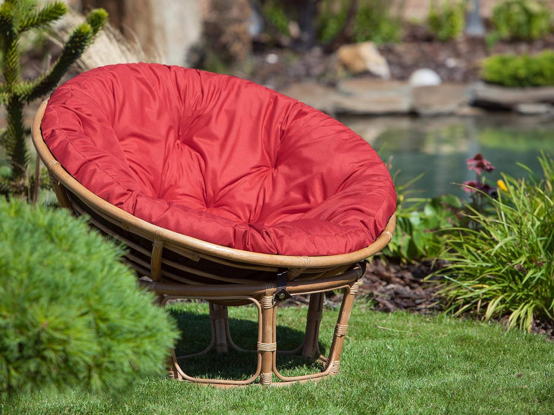 PillowPrim Polster für Papasansessel, Auflage, Ersatzpolster Papasan D 114 cm, Bodenkissen gepolster
