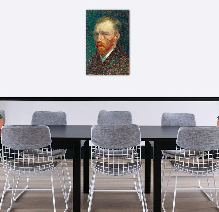 Printed Paintings Leinwand (60x80cm): Vincent Van Gogh - Selbstbildnis 60x80 cm, 60x80 cm