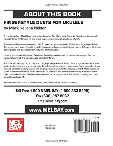 Fingerstyle Duets for Ukulele, Taschenbuch