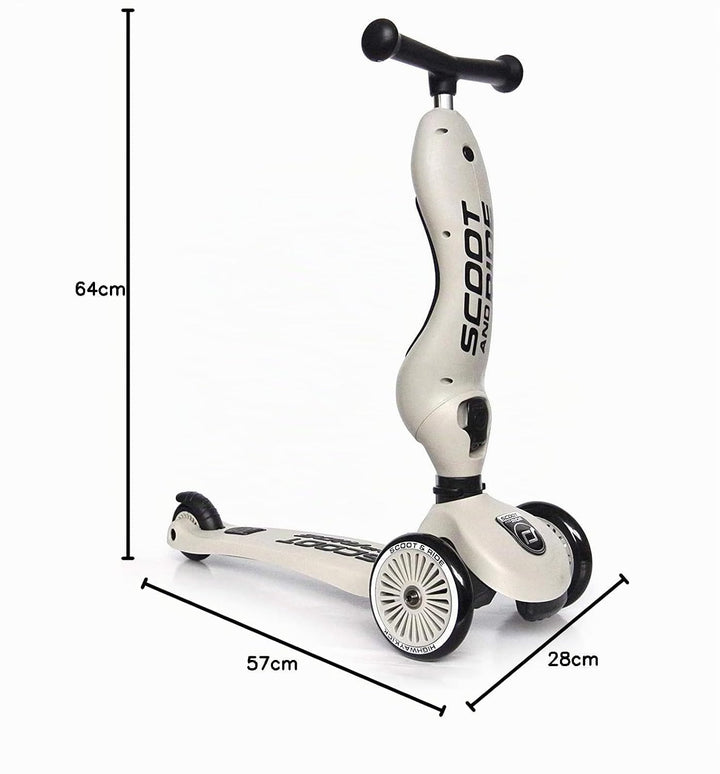 Scoot & Ride 3415 Highwaykick 1 Ash Single, Single