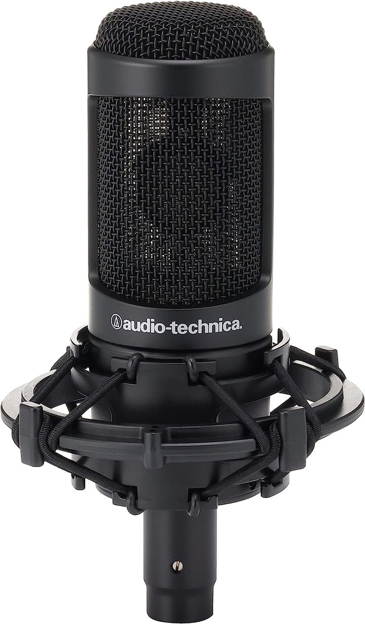 Audio-Technica 2050 Kondensatormikrofon mit Umschaltbaren Richtcharakteristika Schwarz Studio, Studi