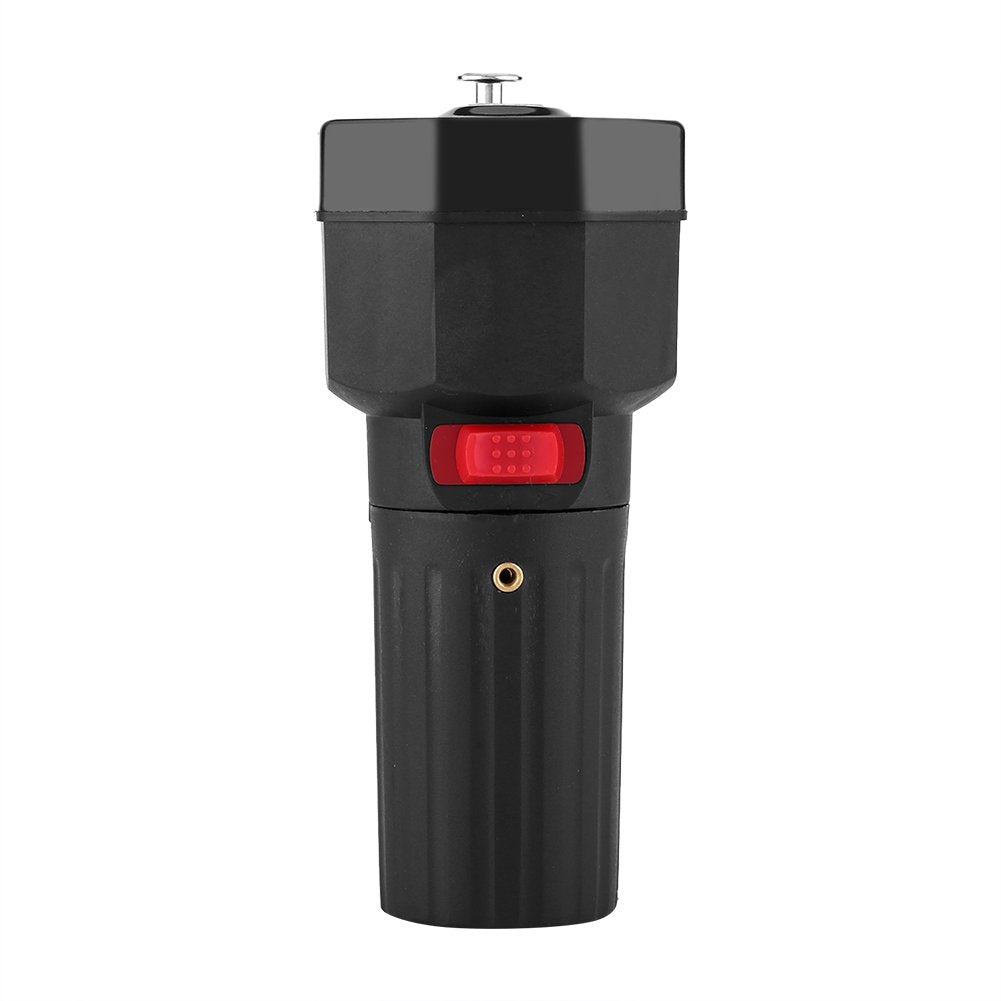 Fdit Schwarzer Kunststoff-Grillmotor Elektrischer Grill Grill-Grillbratenmotor 1,5 V Batteriebetrieb