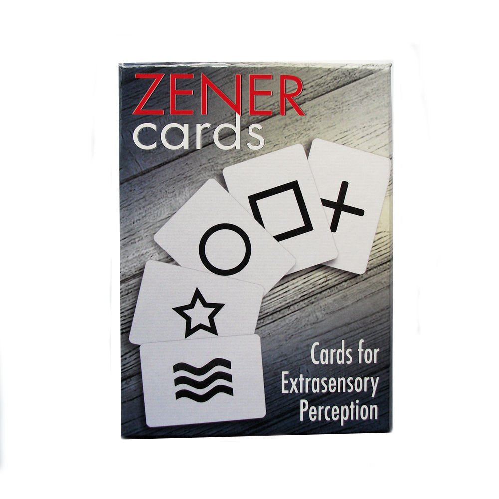 Zener Karten Hardbox Set für ESP 25 Karten + mehrsprachiges Handbuch
