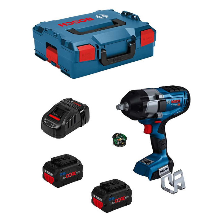 Bosch Professional BITURBO Akku-Drehschlagschrauber GDS 18V-1000 (Anziehmoment 1.000 Nm, Losbrechmom