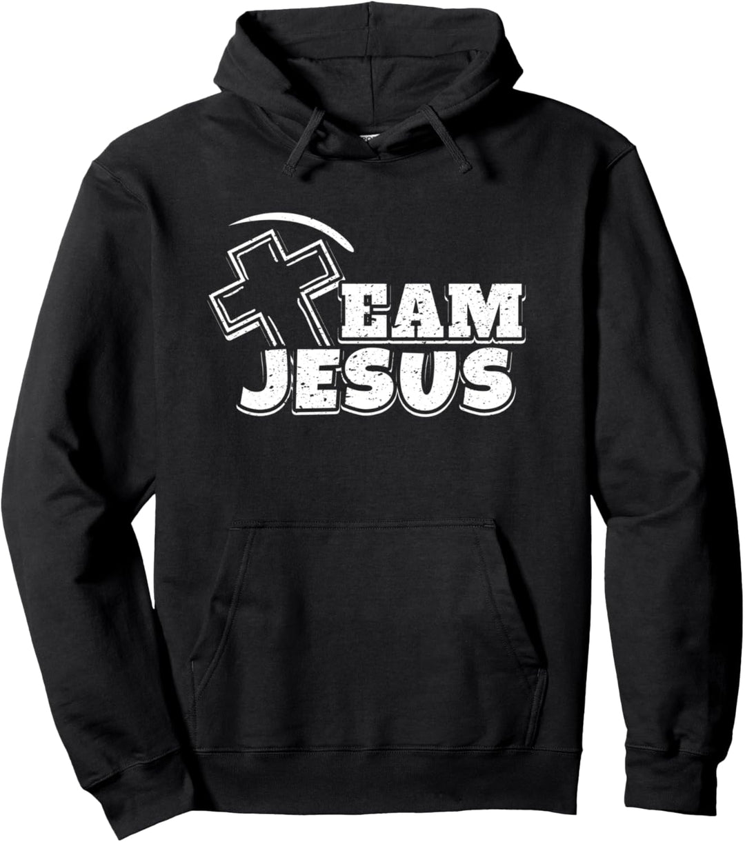 Team Jesus Motivational Christian Glaube Inspirational Pullover Hoodie