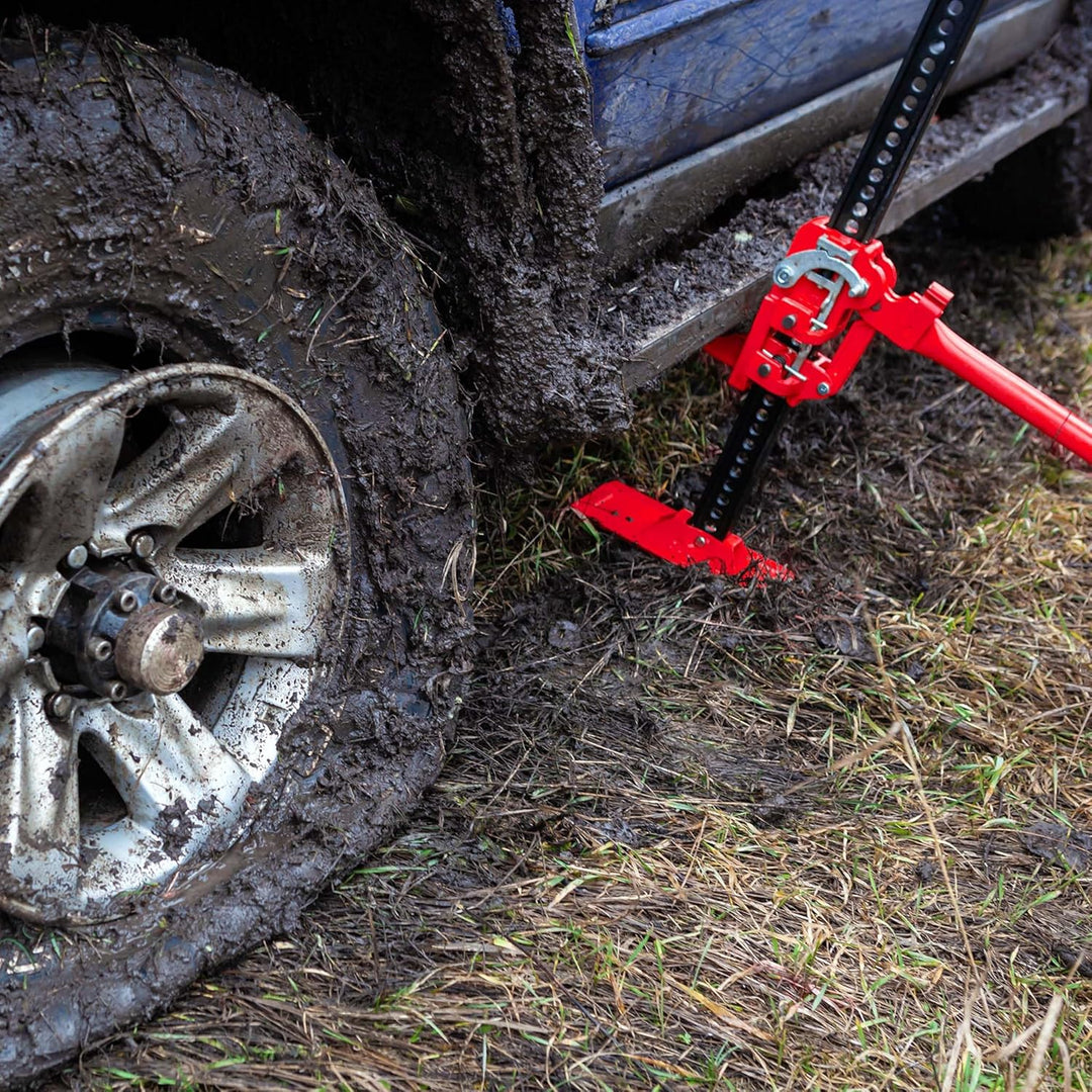 Wiltec Offroad Wagenheber bis 3000 kg max. 76 cm, Farmer Jack für Geländewagen, SUV, ATV und Anhänge