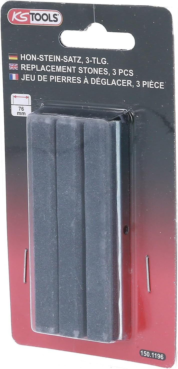KS Tools 150.1196 Hon-Stein-Satz, Länge: 76 mm, für 150.1195