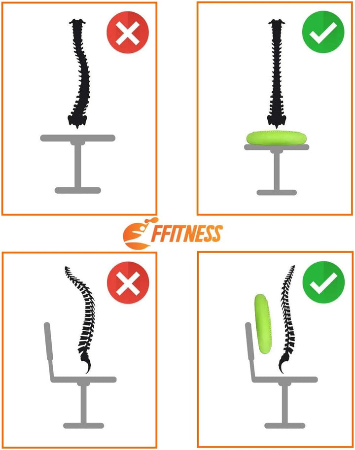 FSYBB71N Balance Pad - Aufblasbares Propriozeptives Kissen für Physiotherapie und Rehabilitation | H