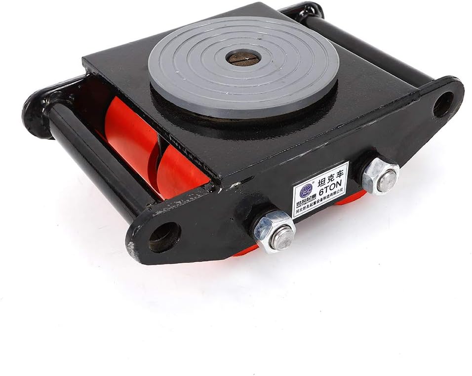 Panzerrollen,Transportfahrwerk,Industrieroller mit 4 PU-Richtungsräder Roller Drehplatte Möbeltransp