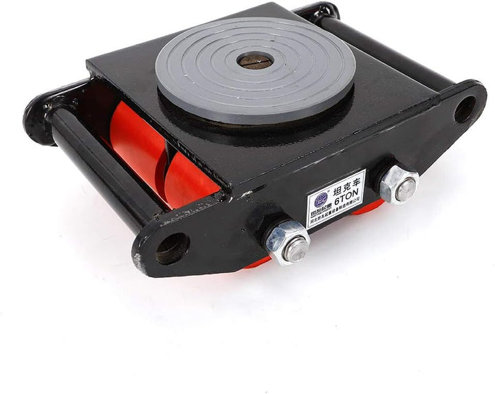 Panzerrollen,Transportfahrwerk,Industrieroller mit 4 PU-Richtungsräder Roller Drehplatte Möbeltransp