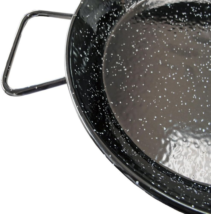 Garcima Paellapfanne für 4 Personen, emailliert, 30 cm 16 personas, 55 cm Schwarz, 16 personas, 55 c
