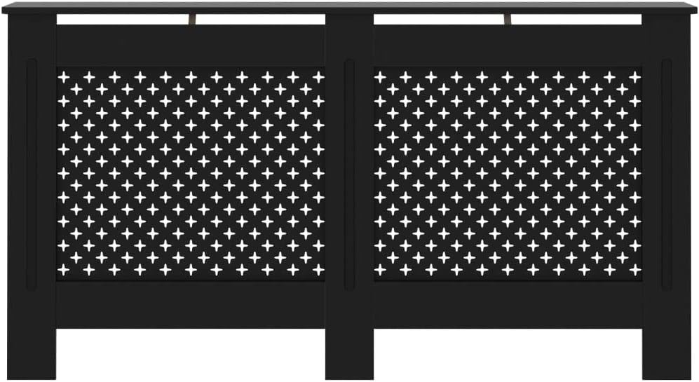 Wohnzimmer Heizkörperabdeckung 152x19x81.5 cm MDF Heizkörper Verkleidung Abdeckung Dekorative Wabenm