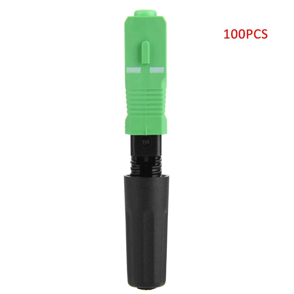 Oumefar SC Faser-Adapter, Schnellverbinder, Glasfaser, Verbindungsadapter, integrierte Audiokabel fü