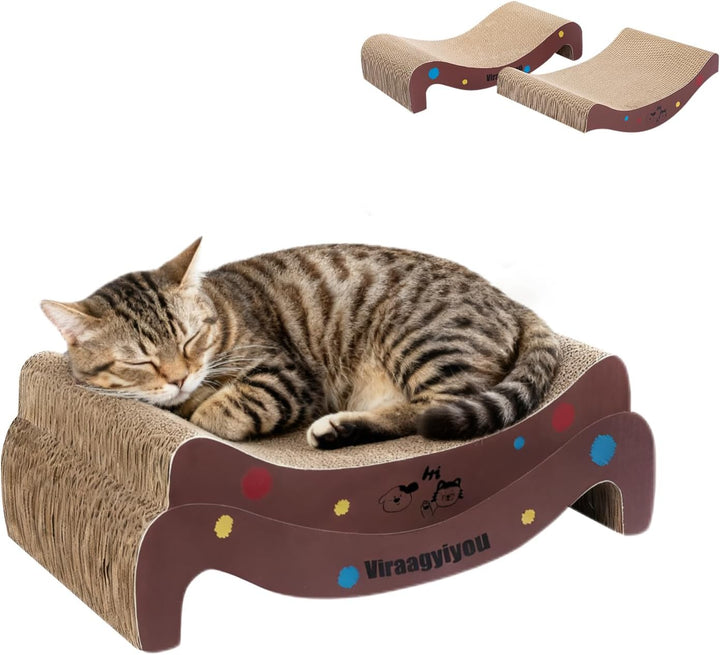 Kratzpappe für Katzen Kratzbrett, Kratzbretter Katze Katzenkratzbretter, Cat Scratcher Post for Scra
