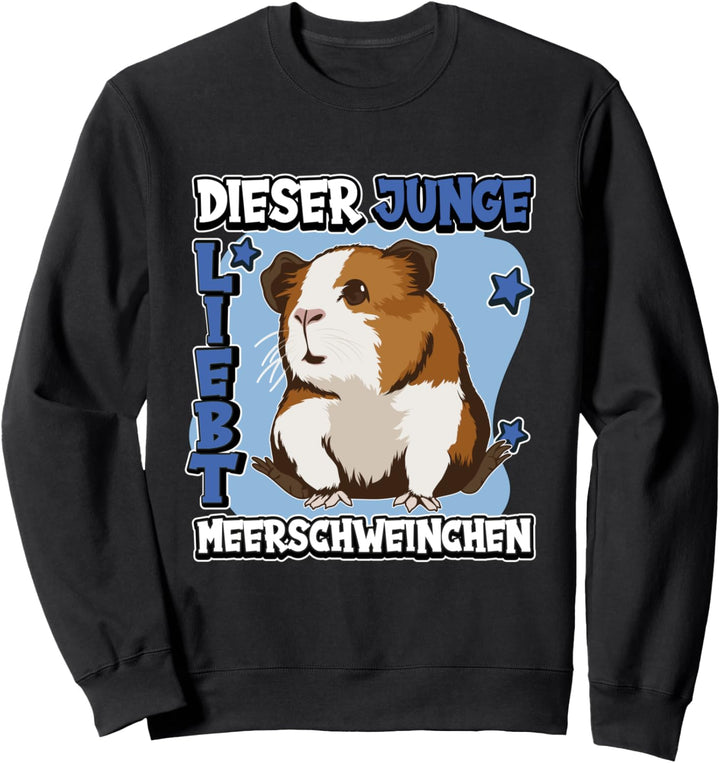 Kinder Dieser Junge liebt Meerschweinchen Sweatshirt