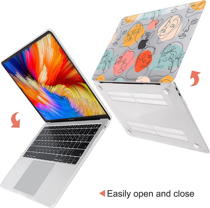 Fancity Kompatibel mit MacBook Pro 13 Zoll Hülle 2020 2021 2022, M2 M1 A2338 A2289 A2251 A2159 A1989