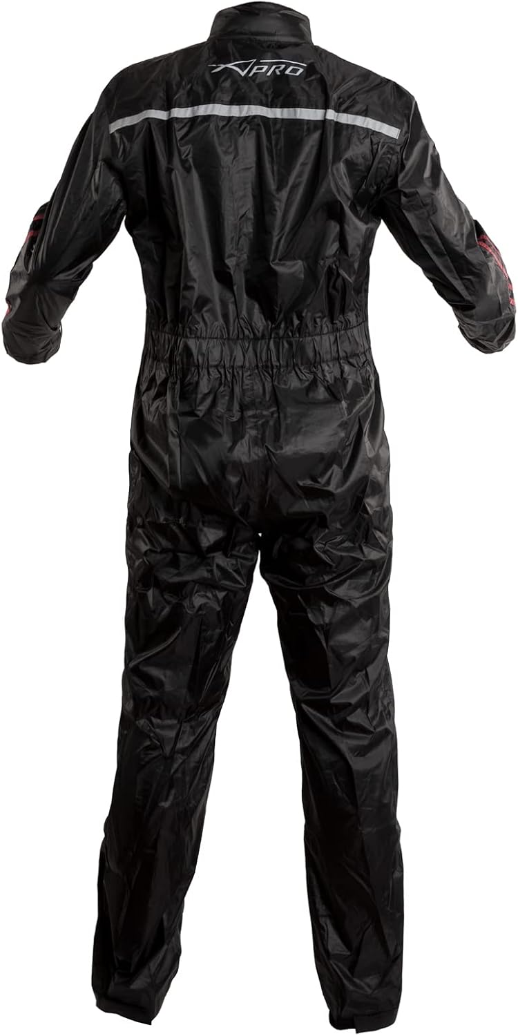 Regenkombi Motorrad Regenjacke Regenhose Wasserdicht Regenanzug Rot XS XS Rot, XS Rot