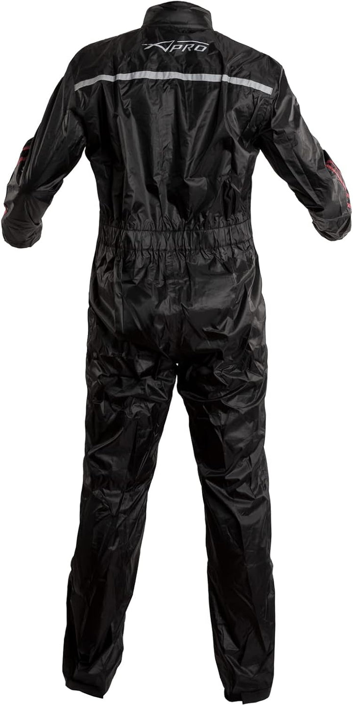 Regenkombi Motorrad Regenjacke Regenhose Wasserdicht Regenanzug Rot XS XS Rot, XS Rot