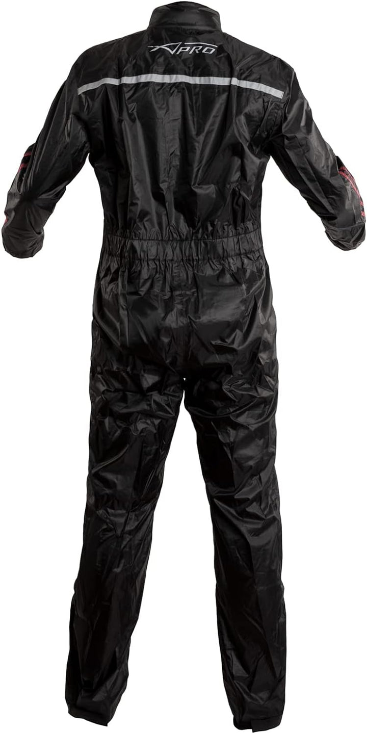 Regenkombi Regenanzug Motorrad Regenhose Wasserdicht Regenjacke Rot L L Rot, L Rot