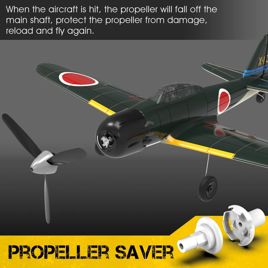 VOLANTEXRC RC Flugzeug Zero, 2,4 GHz ferngesteuertes Flugzeug RTF mit 2 Batterien und 6 Achsen Gyro