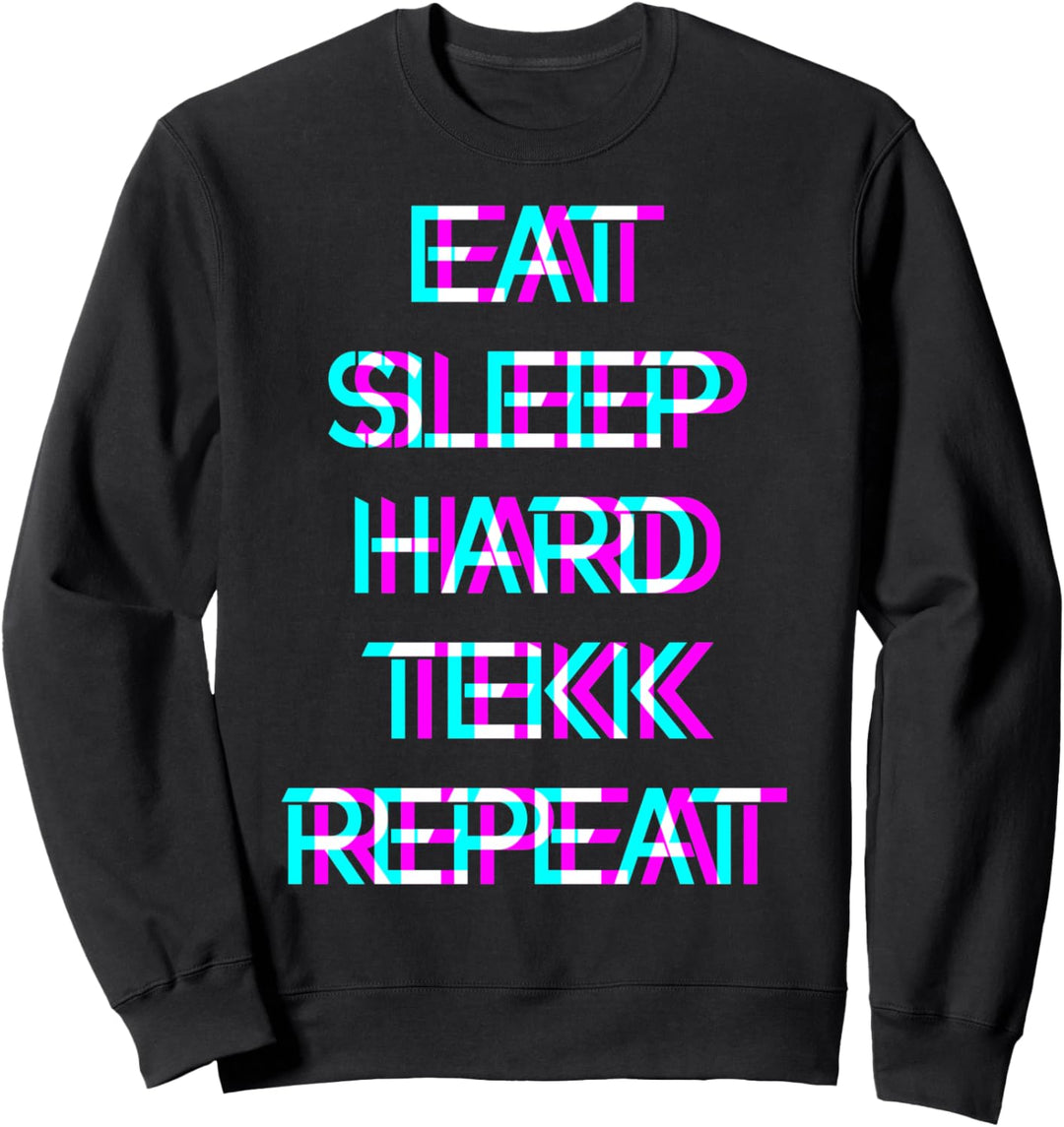 Hardtekk Merch Techno Festival Outfit Geschenk Tekk Sweatshirt