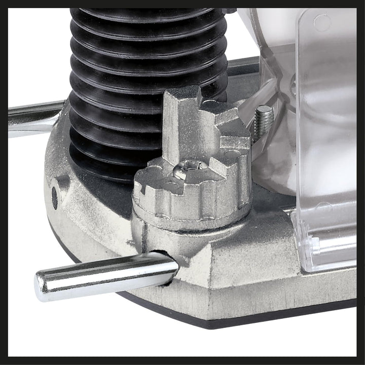 Einhell Oberfräse TC-RO 1155 E (1100 W, Ø 6 und 8 mm, Drehzahlregelung, Parallelanschlag, Absaugadap