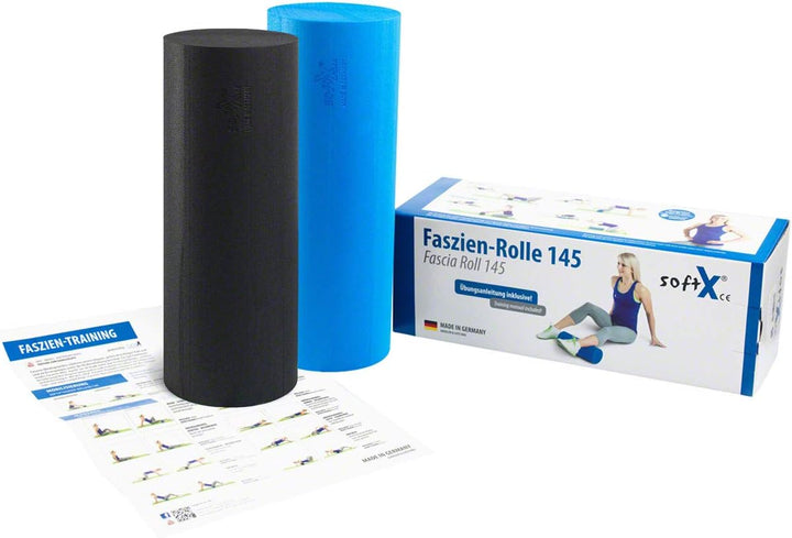Sport-Tec softX® Faszien-Set Rolle 2-TLG., Rolle 145, blau/schwarz