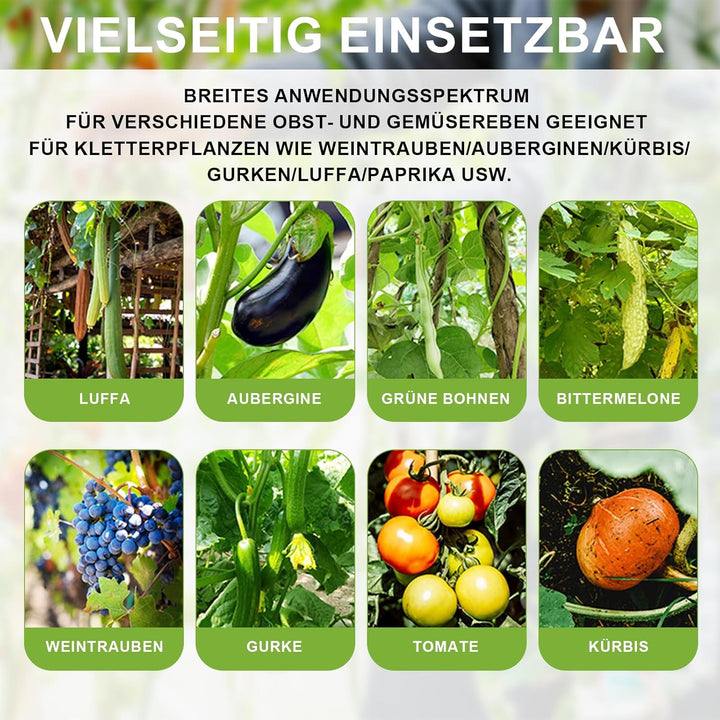 Bindezange für Pflanzen 420g Pflanzenbindemaschine – inklusive Bindemaschine, Nägel, Handschuhe, Gur