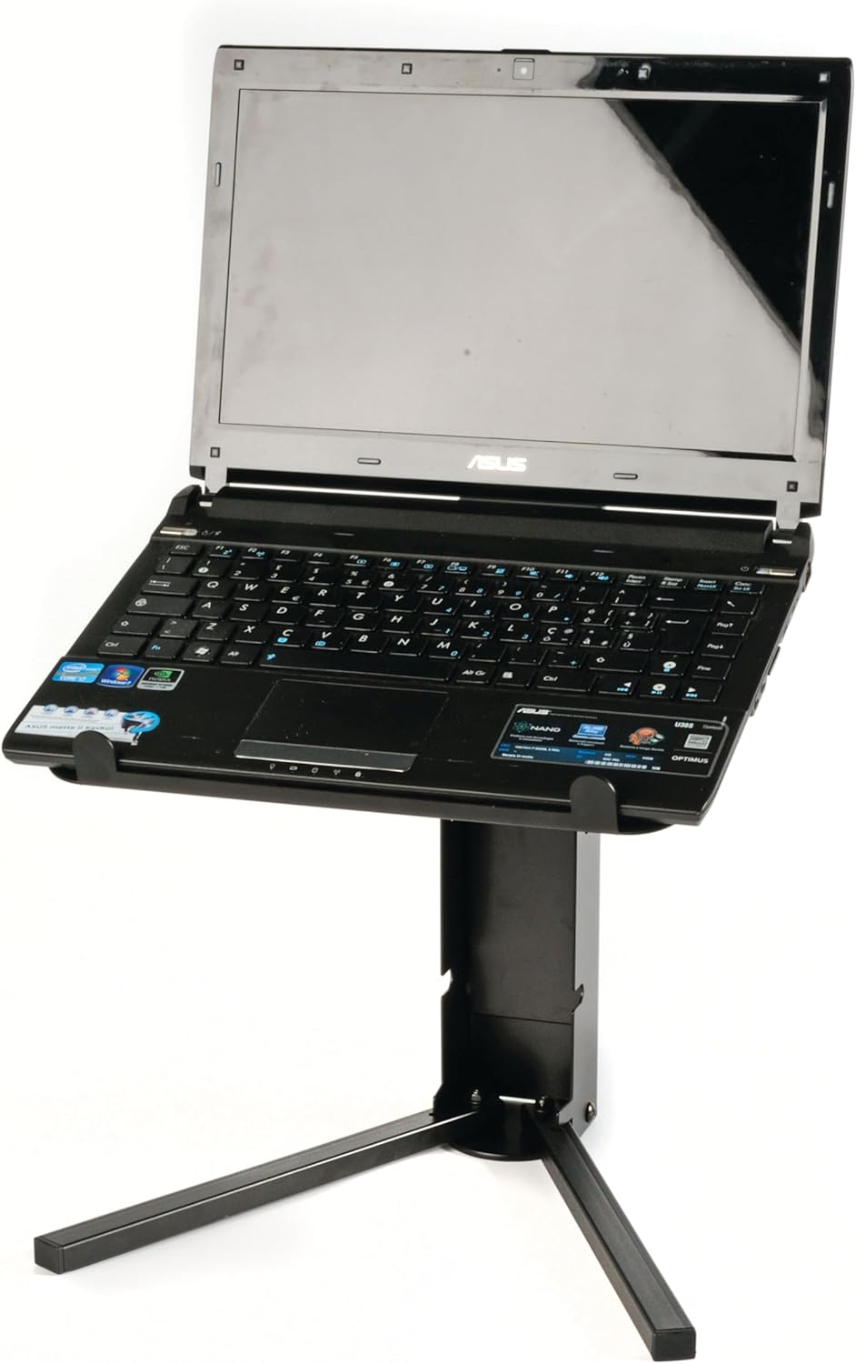 QUIK LOK - LPH/005 LAPTOP-STÄNDER, leichte und stabile Stahlkonstruktion, mit Gummipads, zwei versch