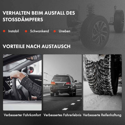 Frankberg 2x Stossdämpfer Federbein Vorne Links Rechts für Q5 8RB 2.0L-3.0L 2008-2017 Replace# 8R041