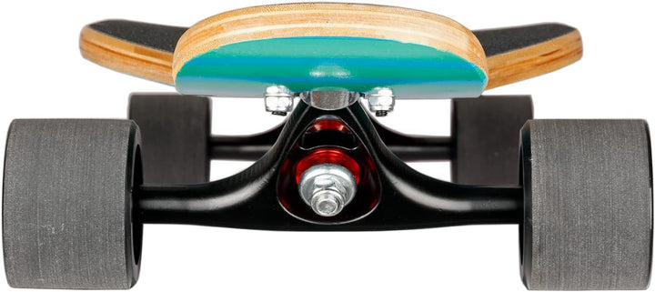 Mach1 Bambus Longboard mit Keramik Kugellager + T-Tool - Skateboard Drop Through Cruiser Komplettboa