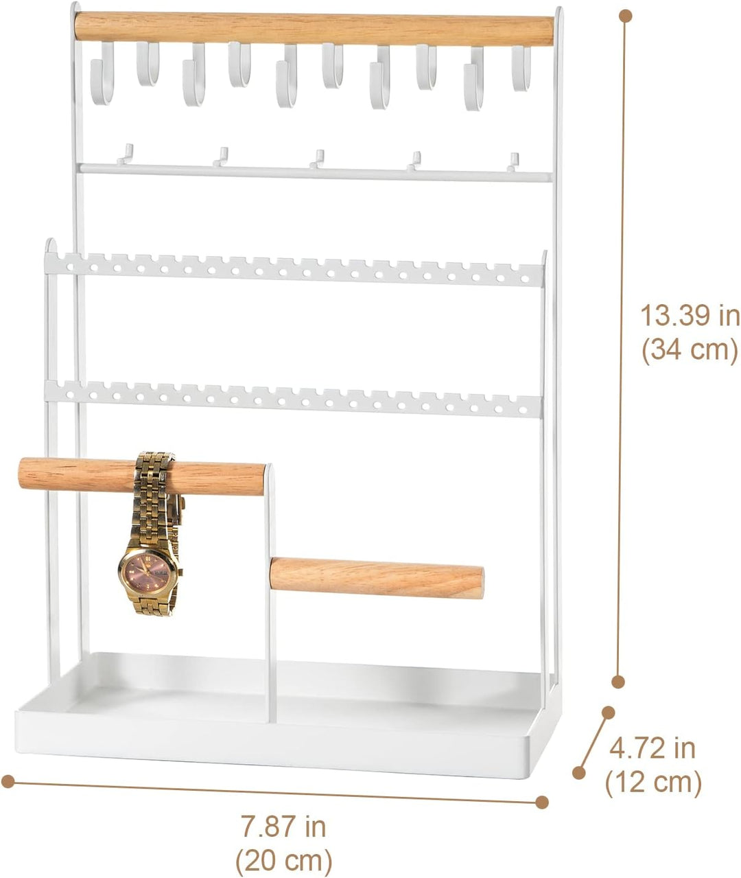 ProCase Schmuckständer Schmuckhalter für Ohrring Ohrstecker Ketten Schmuck Organizer Jewelry Ständer