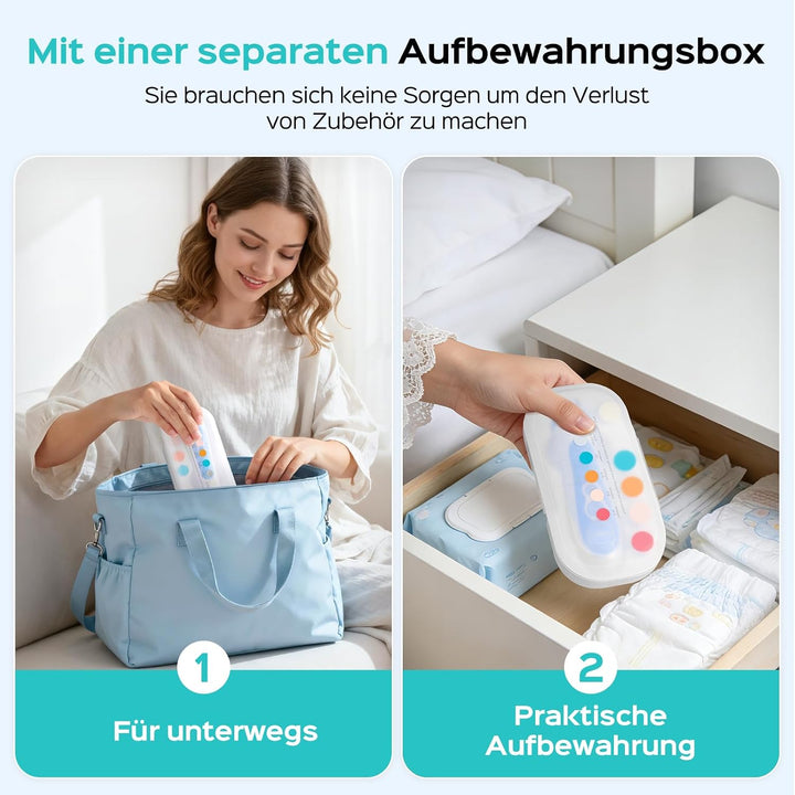 COSLUS Elektrische Nagelfeile Baby Wiederaufladbar: 2026 Electric Baby Nail Trimmer Sanfter 5 Geschw