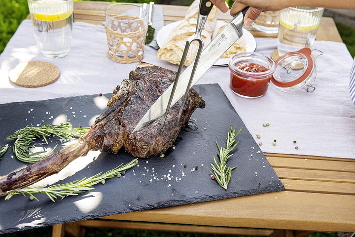 FMprofessional Tranchiermesser BBQ, Filetiermesser mit Klinge aus Edelstahl, Hochwertiges Fleischmes