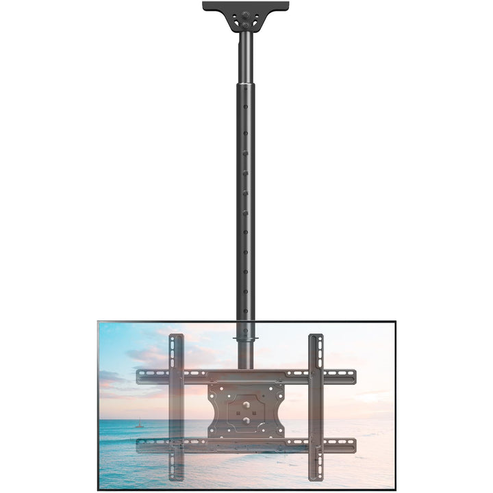 ELIVED TV Deckenhalterung für die meisten 37-75 Zoll Flach & Curved Fernseher bis zu 50KG, max. VESA