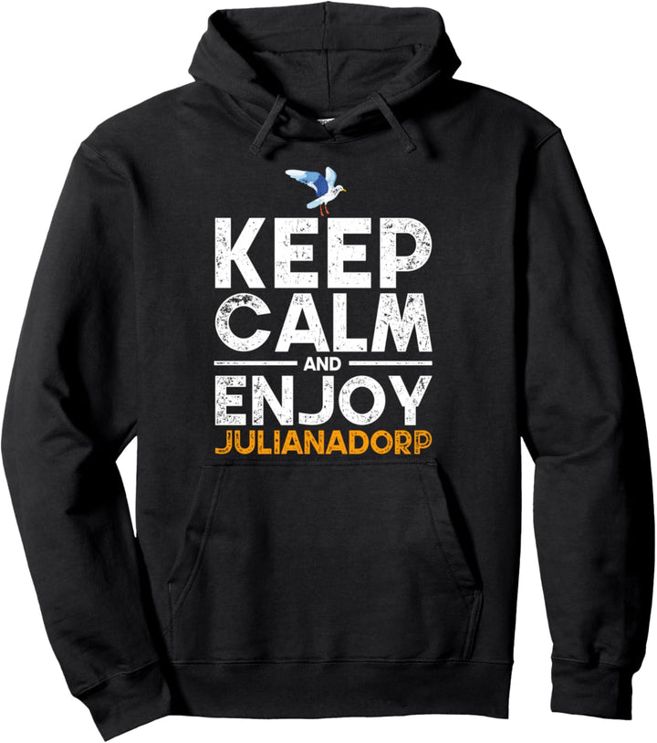 Julianadorp Niederlande Strand Möwe Urlaub Erholung Pullover Hoodie