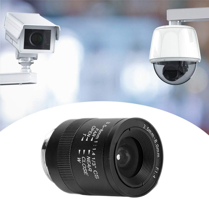 3,5–8 Mm Objektiv mit Manueller Blende Kameraobjektiv Manuelle Blende CS-Mount CCTV-Überwachungskame