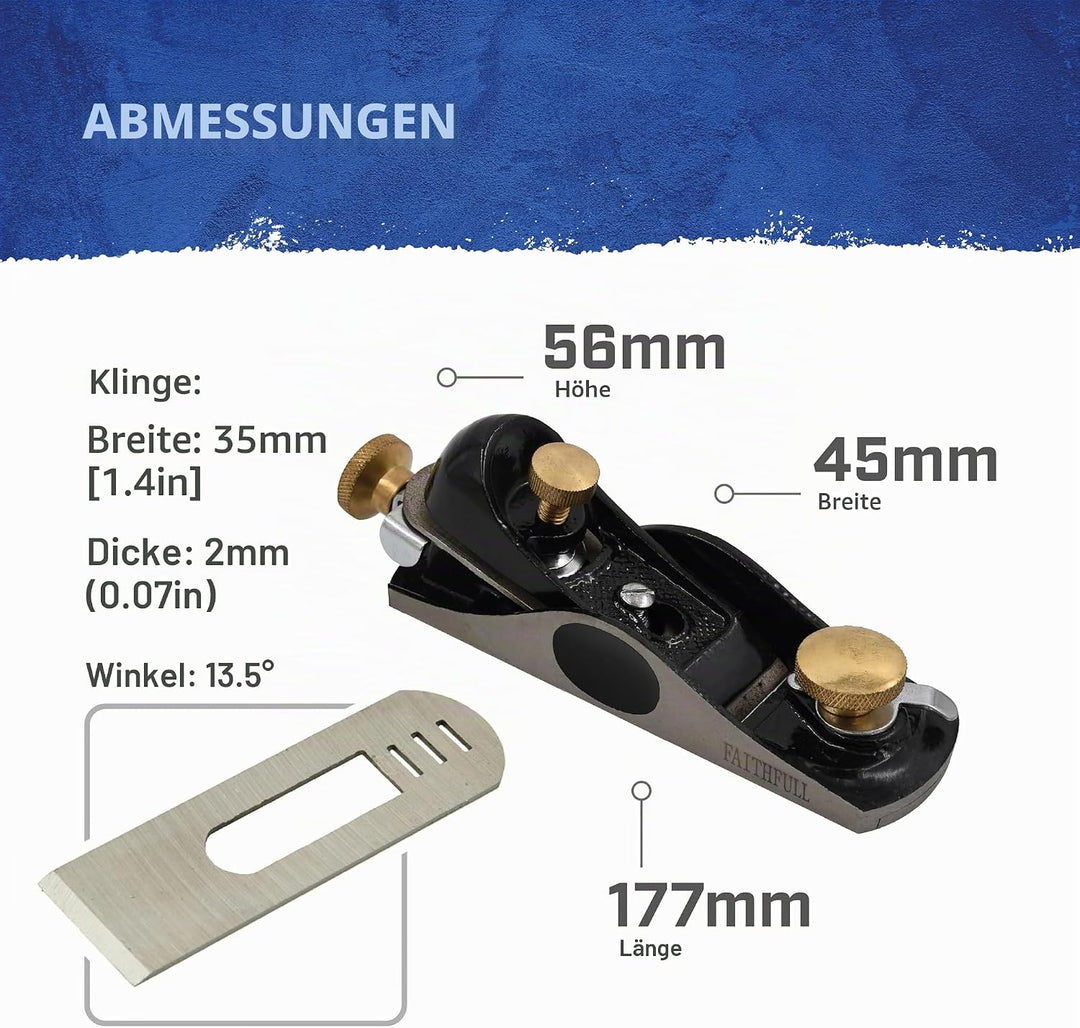 Faithfull - Block Ebene 60 2.1 - FAIPLANE6012, Multi