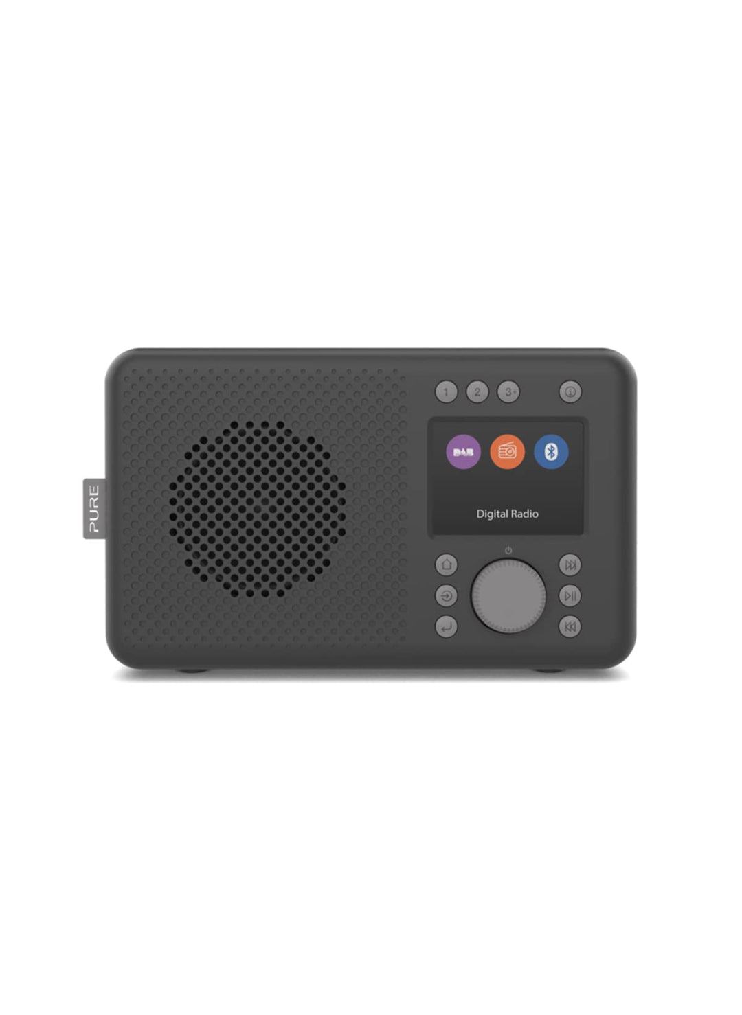 Pure DAB+ tragbares DAB+ Radio mit Bluetooth 5.0 (DAB/DAB+ und UKW Radio TFT Farbdisplay 20 Sendersp