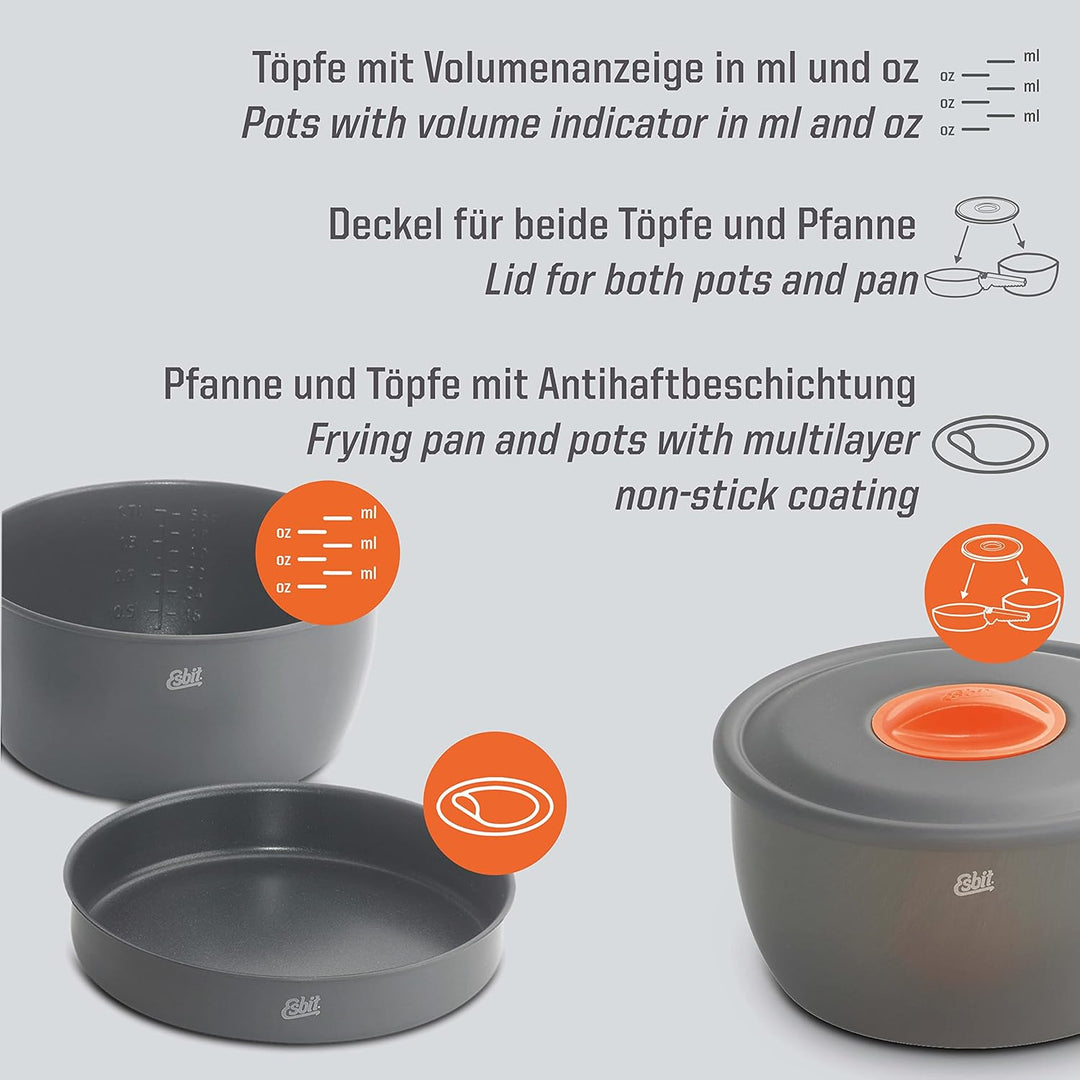 Esbit Mit Antihaftbeschichtung, Mit Antihaftbeschichtung