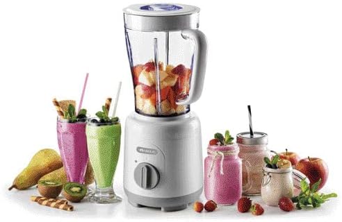 Ariete Breakfast 586 Blender, Elektrischer Mixer mit 4 Edelstahlklingen, 2 Geschwindigkeiten + Pulse