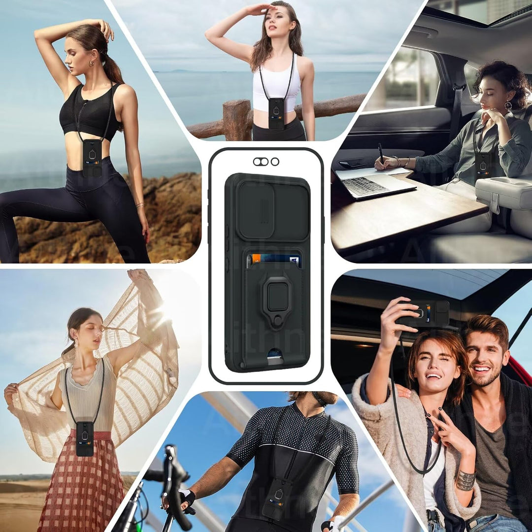 Case für Xiaomi Redmi 10C/Redmi 10 Power 4G Handykette Hüll,Slide kameraschutz,Silikon Handyhülle zu