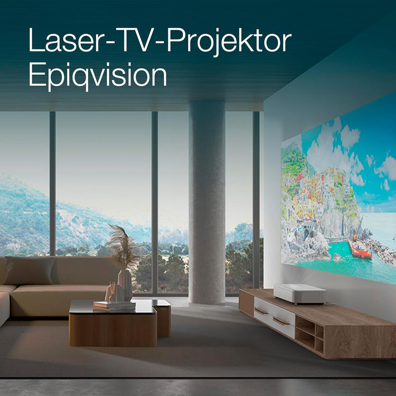 Epson EH-LS800W 4K PRO-UHD Smart-Laserprojektor, 4.000 Lumen, bis zu 150-Zoll Bilddiagonale (3,81 m)