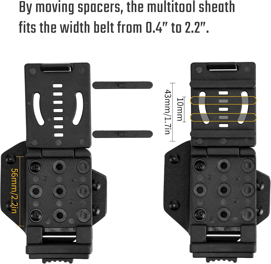 TACTICAL GEEK Kydex Holster für LEATHERMAN Multitool, mit Einstellbare Spannung, Passend für die mei